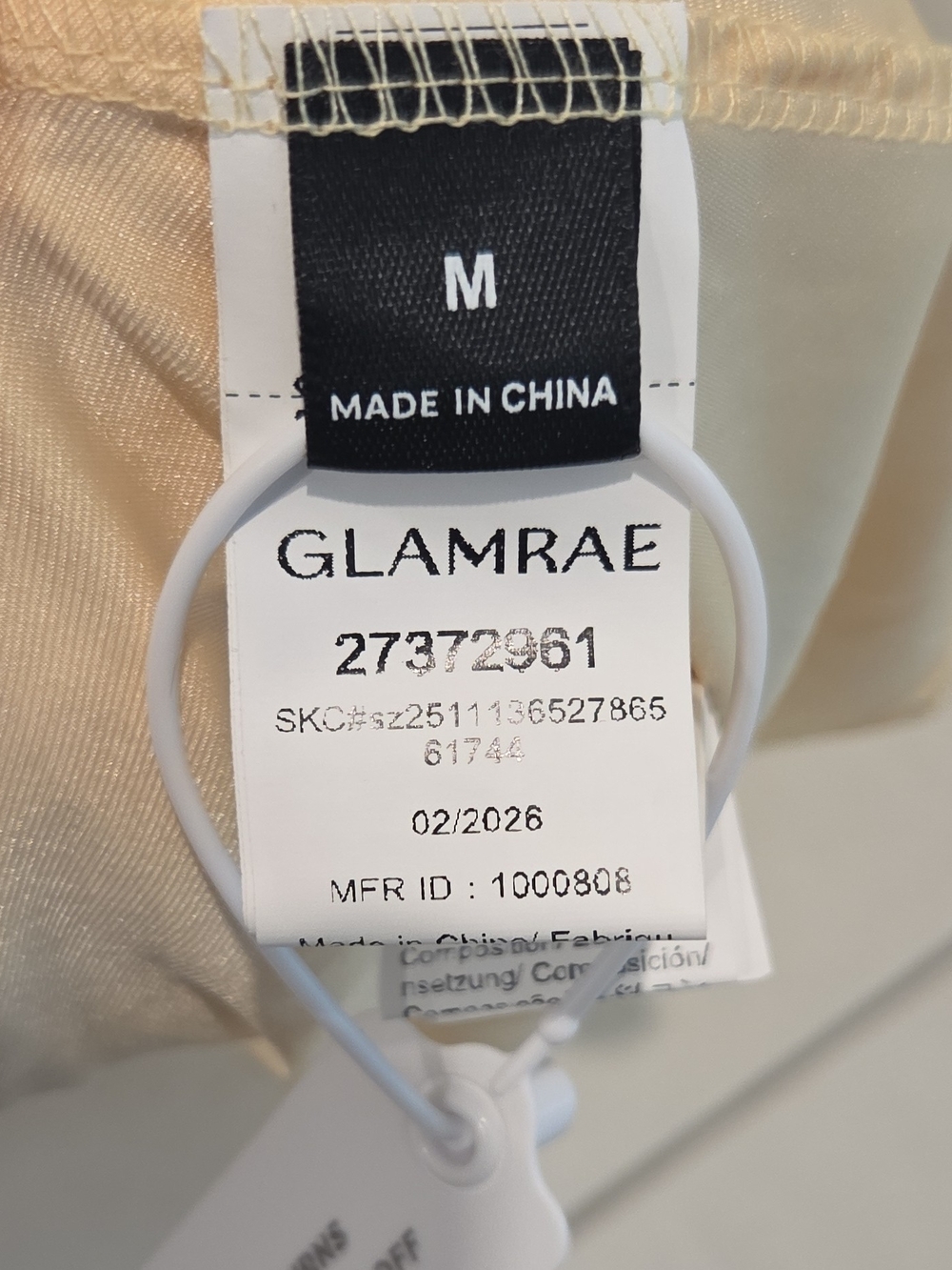 Strapless Floral-Appliqué Satin Gown - Picture 10 of 11